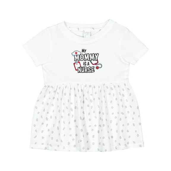 Inktastic My Mommy is a Nurse Girls Baby Dress