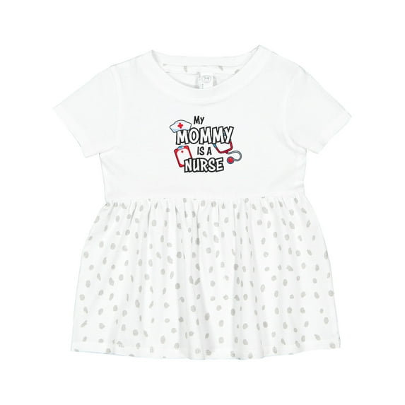 Inktastic My Mommy is a Nurse Girls Baby Dress