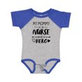 thumbnail image 1 of Inktastic My Mommy is a Nurse and a Hero Boys or Girls Baby Bodysuit, 1 of 5
