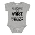 thumbnail image 1 of Inktastic My Mommy is a Nurse and a Hero Boys or Girls Baby Bodysuit, 1 of 5