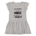 thumbnail image 1 of Inktastic My Mommy is a Nurse and a Hero Girls Toddler Dress, 1 of 5