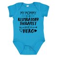 thumbnail image 1 of Inktastic My Mommy is a Respiratory Therapist and a Hero Boys or Girls Baby Bodysuit, 1 of 5