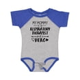 thumbnail image 1 of Inktastic My Mommy is a Respiratory Therapist and a Hero Boys or Girls Baby Bodysuit, 1 of 5