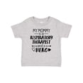 thumbnail image 1 of Inktastic My Mommy is a Respiratory Therapist and a Hero Boys or Girls Baby T-Shirt, 1 of 5