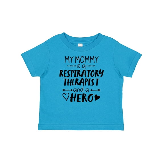 Inktastic My Mommy is a Respiratory Therapist and a Hero Boys or Girls Baby T-Shirt