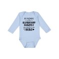 thumbnail image 1 of Inktastic My Mommy is a Respiratory Therapist and a Hero Boys or Girls Long Sleeve Baby Bodysuit, 1 of 5