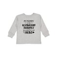 thumbnail image 1 of Inktastic My Mommy is a Respiratory Therapist and a Hero Boys or Girls Long Sleeve Toddler T-Shirt, 1 of 5