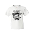thumbnail image 1 of Inktastic My Mommy is a Respiratory Therapist and a Hero Youth T-Shirt, 1 of 5