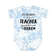 thumbnail image 1 of Inktastic My Mommy is a Teacher and a Hero Boys or Girls Baby Bodysuit, 1 of 5