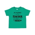 thumbnail image 1 of Inktastic My Mommy is a Teacher and a Hero Boys or Girls Baby T-Shirt, 1 of 5