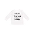 thumbnail image 1 of Inktastic My Mommy is a Teacher and a Hero Boys or Girls Long Sleeve Toddler T-Shirt, 1 of 5