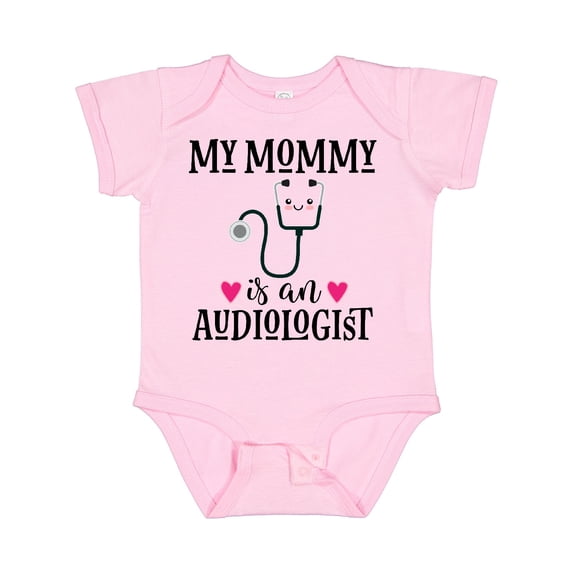 Inktastic My Mommy is an Audiologist Boys or Girls Baby Bodysuit