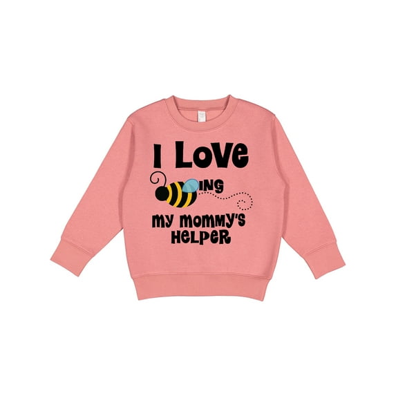 Inktastic My Mommy's Helper Little Bee Kids Toddler Sweatshirt