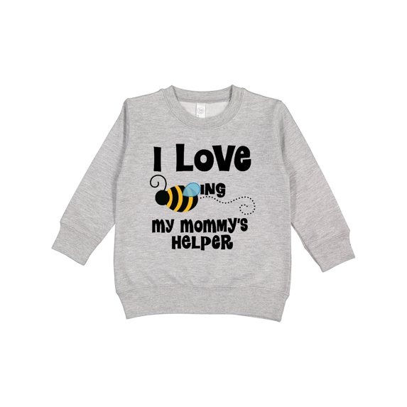 Inktastic My Mommy's Helper Little Bee Kids Toddler Sweatshirt