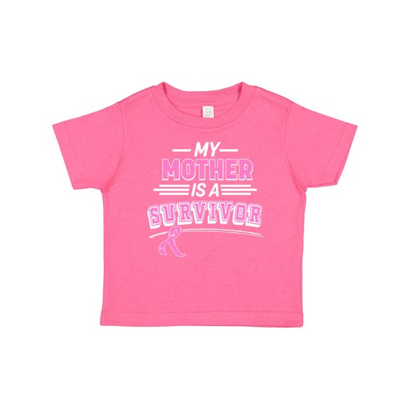 Inktastic My Mother is a Survivor Breast Cancer Awareness Boys or Girls Baby T-Shirt