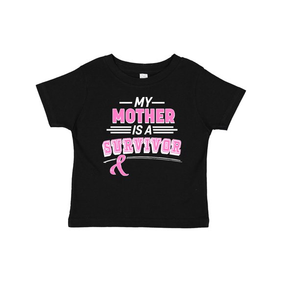 Inktastic My Mother is a Survivor Breast Cancer Awareness Boys or Girls Baby T-Shirt