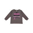 thumbnail image 1 of Inktastic My Mother is a Survivor Breast Cancer Awareness Boys or Girls Long Sleeve Toddler T-Shirt, 1 of 5
