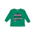 thumbnail image 1 of Inktastic My Mother is a Survivor Breast Cancer Awareness Boys or Girls Long Sleeve Toddler T-Shirt, 1 of 5