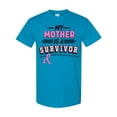 thumbnail image 1 of Inktastic My Mother is a Survivor Breast Cancer Awareness T-Shirt, 1 of 5