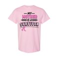 thumbnail image 1 of Inktastic My Mother is a Survivor Breast Cancer Awareness T-Shirt, 1 of 5