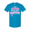 thumbnail image 1 of Inktastic My Mother is a Survivor Breast Cancer Awareness T-Shirt, 1 of 5