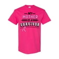 thumbnail image 1 of Inktastic My Mother is a Survivor Breast Cancer Awareness T-Shirt, 1 of 5