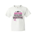 thumbnail image 1 of Inktastic My Mother is a Survivor Breast Cancer Awareness Youth T-Shirt, 1 of 5