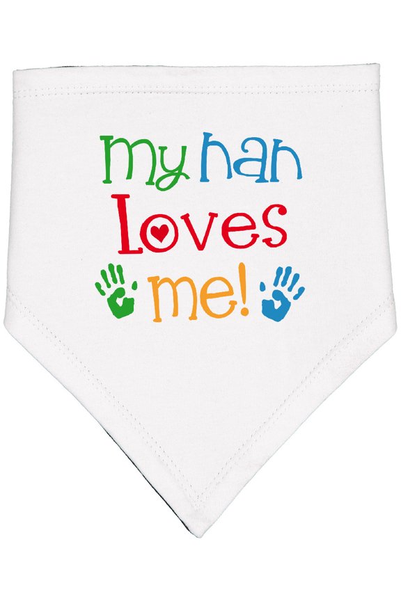 My Nan Loves Me Baby Bandana Bib