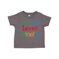 thumbnail image 1 of Inktastic My Nan Loves Me Boys or Girls Toddler T-Shirt, 1 of 5