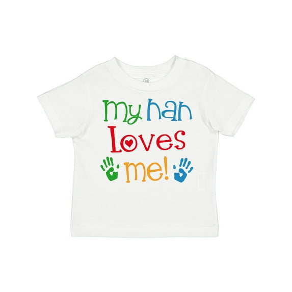 Inktastic My Nan Loves Me Boys or Girls Toddler T-Shirt
