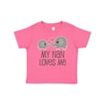 thumbnail image 1 of Inktastic My Nan Loves Me Grandchild Boys or Girls Baby T-Shirt, 1 of 5