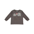 thumbnail image 1 of Inktastic My Nan Loves Me Grandchild Boys or Girls Long Sleeve Toddler T-Shirt, 1 of 5