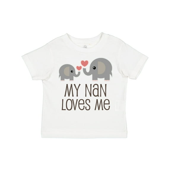 Inktastic My Nan Loves Me Grandchild Boys or Girls Toddler T-Shirt
