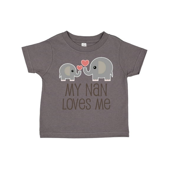 Inktastic My Nan Loves Me Grandchild Boys or Girls Toddler T-Shirt