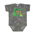thumbnail image 1 of Inktastic My Nan Loves Me Grandson Dinosaur Boys Baby Bodysuit, 1 of 5
