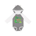 thumbnail image 1 of Inktastic My Nan Loves Me Grandson Dinosaur Boys Long Sleeve Baby Bodysuit, 1 of 5