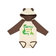 thumbnail image 1 of Inktastic My Nan Loves Me Grandson Dinosaur Boys Long Sleeve Baby Bodysuit, 1 of 5