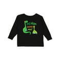 thumbnail image 1 of Inktastic My Nan Loves Me Grandson Dinosaur Boys Long Sleeve Toddler T-Shirt, 1 of 5