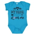 thumbnail image 1 of Inktastic My Nana Grandma Loves Me Girls Girls Baby Bodysuit, 1 of 5