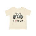 thumbnail image 1 of Inktastic My Nana Grandma Loves Me Girls Girls Baby T-Shirt, 1 of 5