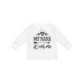 thumbnail image 1 of Inktastic My Nana Grandma Loves Me Girls Girls Long Sleeve Toddler T-Shirt, 1 of 5