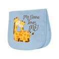 thumbnail image 1 of Inktastic My Nana Loves Me Baby Burp Cloth, 1 of 3