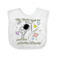 thumbnail image 1 of Inktastic My Nana Loves Me Boys or Girls Baby Bib, 1 of 4