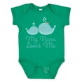 thumbnail image 1 of Inktastic My Nana Loves Me Boys or Girls Baby Bodysuit, 1 of 5