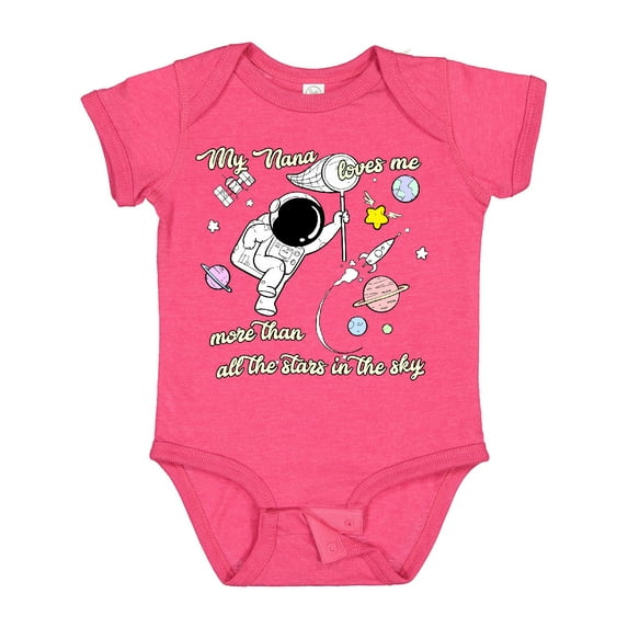 Inktastic My Nana Loves Me Boys or Girls Baby Bodysuit