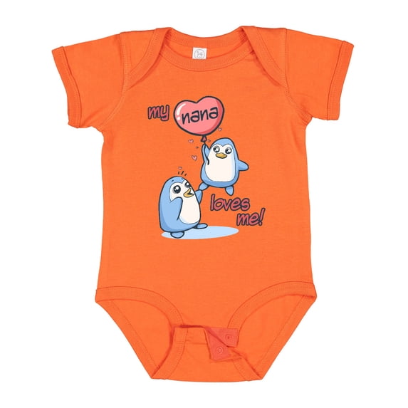 Inktastic My Nana Loves Me Boys or Girls Baby Bodysuit
