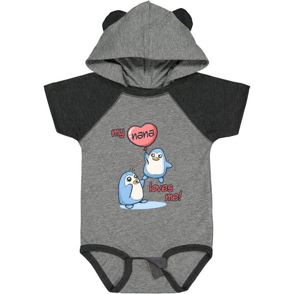 Inktastic My Nana Loves Me Boys or Girls Baby Bodysuit