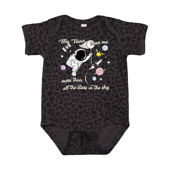 Inktastic My Nana Loves Me Boys or Girls Baby Bodysuit