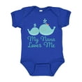 thumbnail image 1 of Inktastic My Nana Loves Me Boys or Girls Baby Bodysuit, 1 of 5