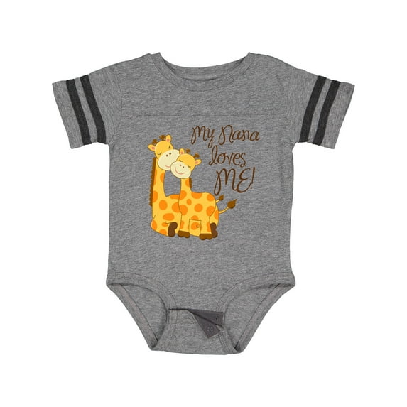 Inktastic My Nana Loves Me! Boys or Girls Baby Bodysuit